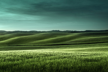Obraz premium tuscany sunset, Italy