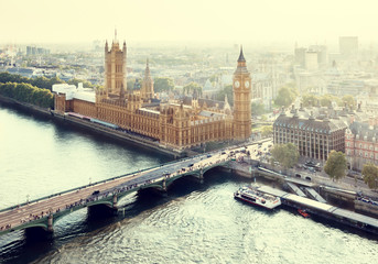 Obraz premium Londyn - Pałac Westminster, Wielka Brytania