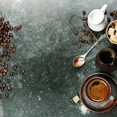 Obraz na płótnie Canvas Coffee composition