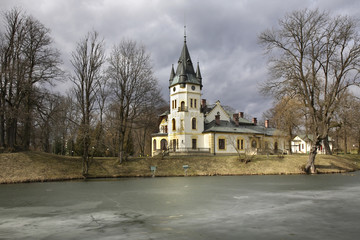 Palace in Olszanica. Poland