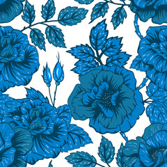 Floral vector pattern