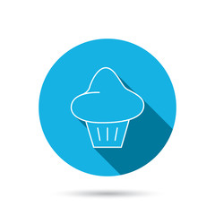 Brioche icon. Bread bun sign.