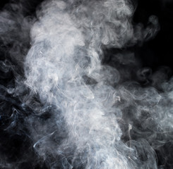 Fototapeta premium smoke on a black background