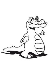 crocodile button