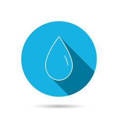 Water drop icon. Liquid sign.