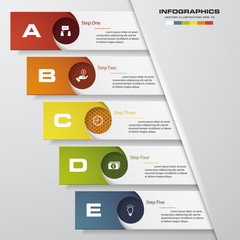 Design clean number banners template/graphic or website layout. Vector.