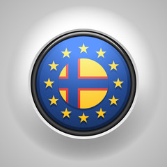 Ingria with EU flag button