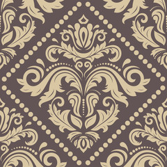 Damask Seamless Vector Pattern