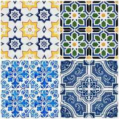 Vintage ceramic tiles