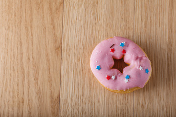 Pink donut