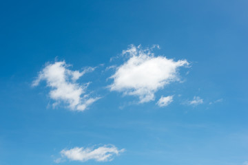 Naklejka na ściany i meble Closeup clouds on blue sky.