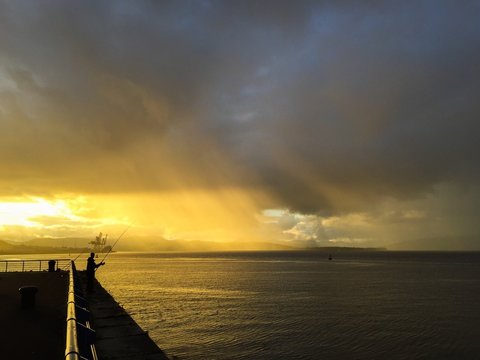 greenock evening sky