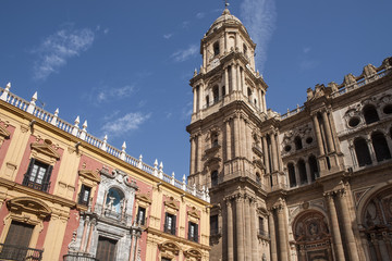 Fototapeta na wymiar Catedral de Málaga, Andalucía