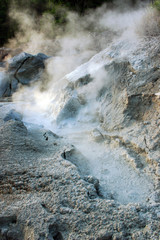 温泉の噴出口