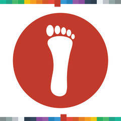 Foot icon.