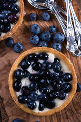 Homemade blueberry tart