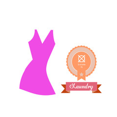 laundry illustration over white color background