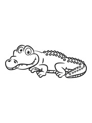 Crocodile funny evil