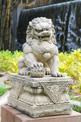Chinese Imperial Lion, Guardian Lion stone, Chinese style in chi