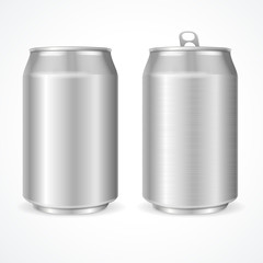 Aluminum Cans. Vector