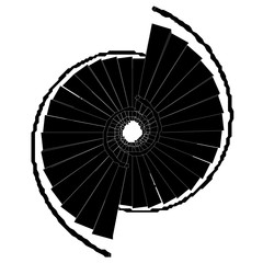 Spiral Staircase Vector 