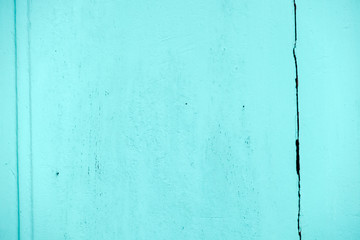 cracked blue paint wood wall ,texture background