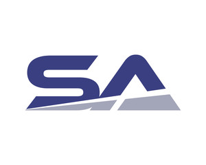 SA Letter Logo Modern