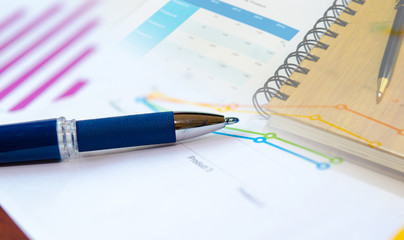 business Concept Graphs and pen