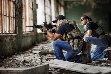 Private Military Contractor during the special operation