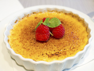 rasberry creme brulee