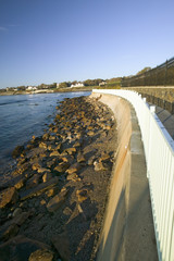 Obraz premium The Cliff Walk, Cliffside Mansions of Newport Rhode Island