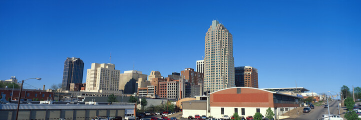 Fototapeta na wymiar Panoramic view of Memphis Tennessee skyline