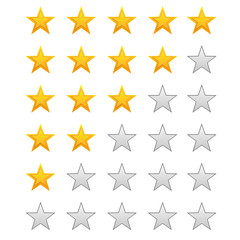 Five stars ratings