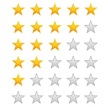 Five stars ratings