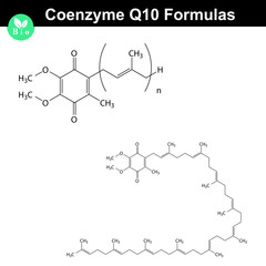 Coenzyme Q10 chemical structures