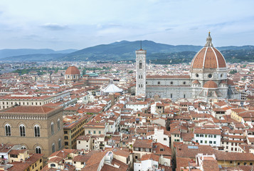 Obraz premium Aerial view of Florence, Tuscany, Italy