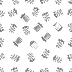 seamless pattern with bin