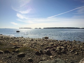 morning beach at westend.