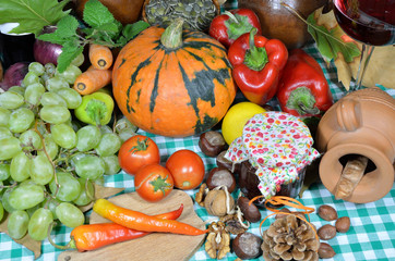 Vegetables in autumn