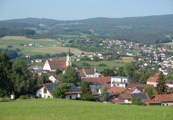 Fototapeta na wymiar Viechtach, bayrischer wald,