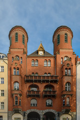 Fototapeta premium Pfarrhaus der Marthakirche in Berlin-Kreuzberg