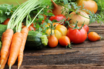 group of fresh vegetables