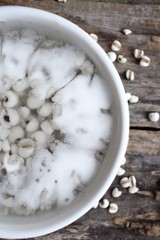 Obraz premium Dessert of job's tears with coconut milk