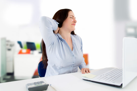 neck pain in the office