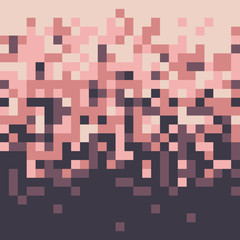 An abstract pixel art retro background