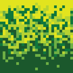 An abstract pixel art retro background