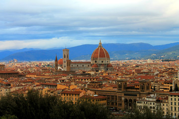 Fototapeta premium Florence et son Duomo, Toscane, Italie