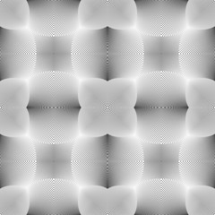 Design seamless monochrome illusion pattern