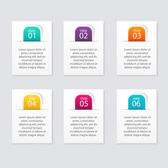 Vector colorful info graphics for your business presentations.