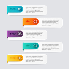 Vector colorful info graphics for your business presentations.